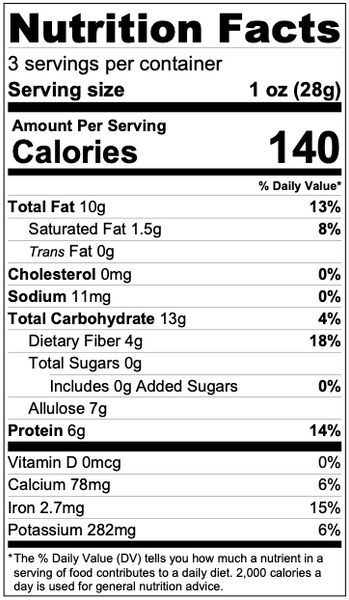 Kale Chips 3oz Coconut Cacao