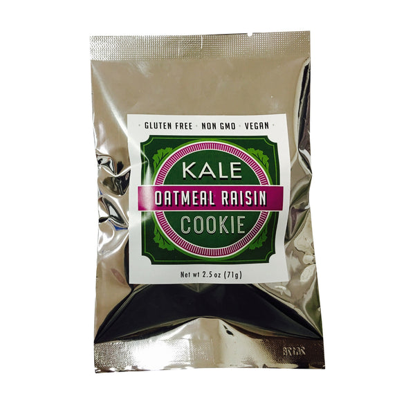 Kale Cookies - Oatmeal Raisin